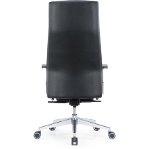 Кресло офисное / Ронин / черная экокожа