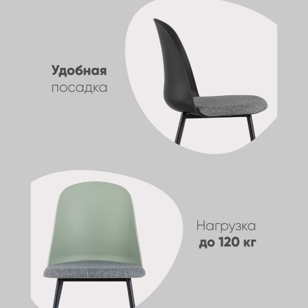 Стул Shell черный 