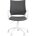 Кресло офисное Topchairs ST-BASIC-W серая ткань крестовина белый пластик 