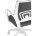 Кресло офисное Topchairs ST-BASIC-W серая ткань крестовина белый пластик 