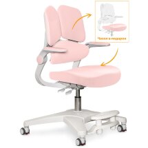 Детское кресло ErgoKids Trinity Pink  арт.Y-617 KP  - обивка розовая однотонная  коробок-1шт.