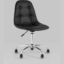 Компьютерное кресло Stool Group Тейлор экокожа черный без подлокотников крестовина металл