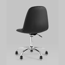 Компьютерное кресло Stool Group Тейлор экокожа черный без подлокотников крестовина металл