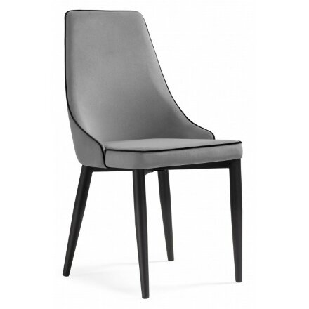 Стул на металлокаркасе Kora 1 gray / black 
