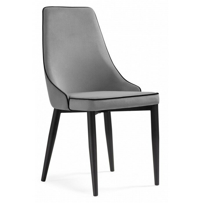 Стул на металлокаркасе Kora 1 gray / black Стул на металлокаркасе Kora 1 gray / black