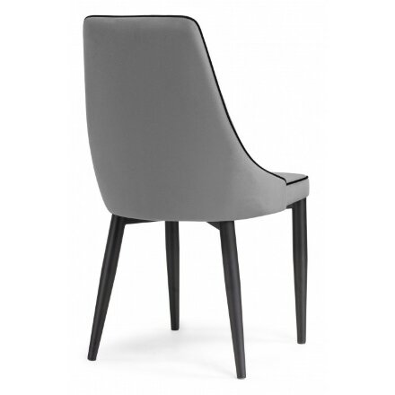 Стул на металлокаркасе Kora 1 gray / black 