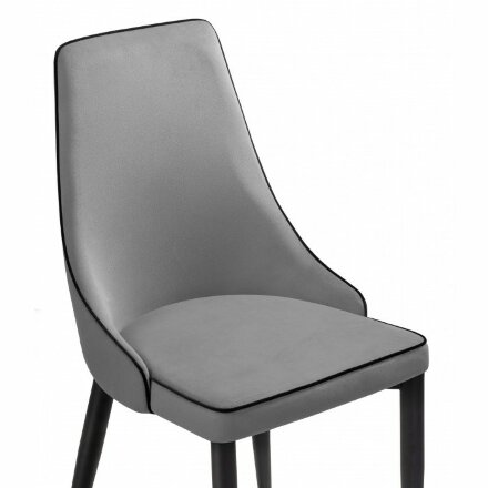 Стул на металлокаркасе Kora 1 gray / black 