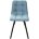 Стул CHILLI-Q SQUARE бирюзовый #H52, велюр / черный каркас, 4 шт./1 к, М-City 