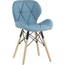 Стул Stool Group Бон рогожка голубой