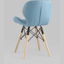 Стул Stool Group Бон рогожка голубой