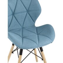 Стул Stool Group Бон рогожка голубой