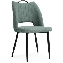 Стул на металлокаркасе Barton oliva / black