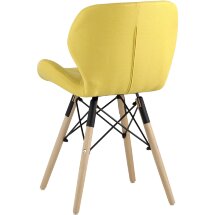 Стул Stool Group Бон рогожка желтый