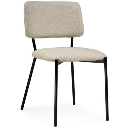 Стул на металлокаркасе Reparo beige / black 