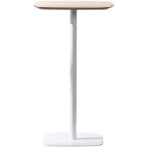 Стол барный Stool Group Form 60*60 светлое дерево/белый