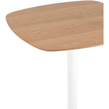Стол барный Stool Group Form 60*60 светлое дерево/белый