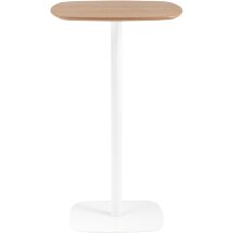 Стол барный Stool Group Form 60*60 светлое дерево/белый