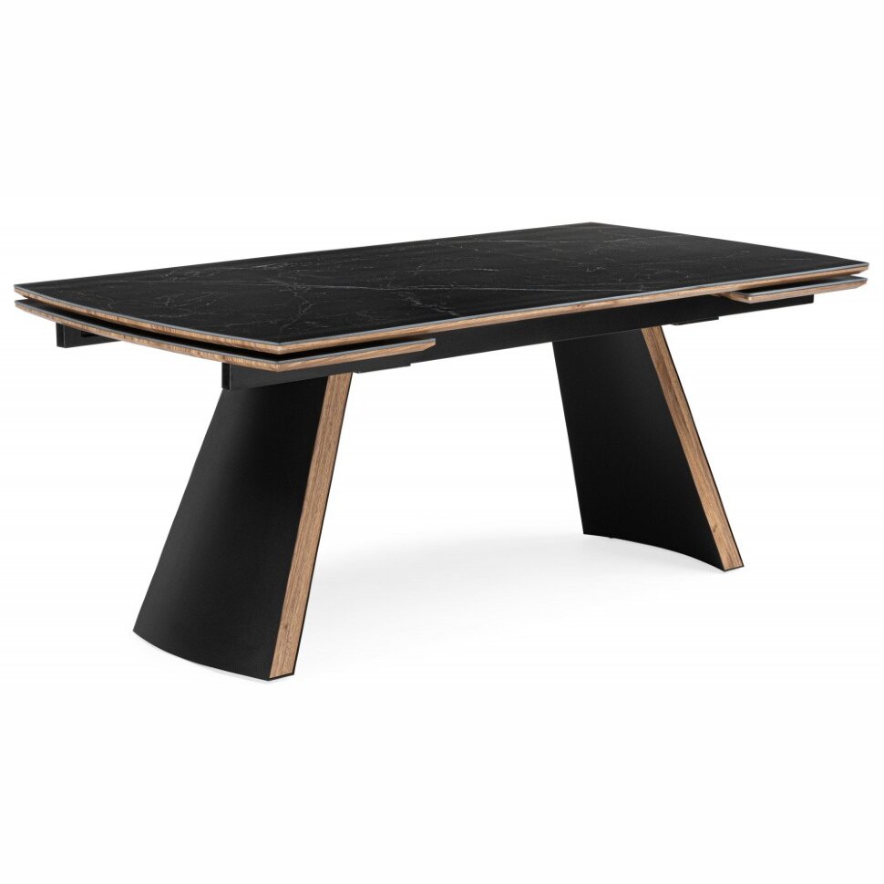 Керамический стол Симмонс 180(260)x90 shakespeare black / черный Керамический стол Симмонс 180(260)x90 shakespeare black / черный