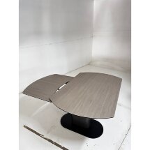 Стол KAI 140 TL-110 поворотная система раскладки, испанская керамика / Темно-серый / Черный, ®DISAUR