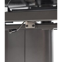 Стол KAI 140 TL-110 поворотная система раскладки, испанская керамика / Темно-серый / Черный, ®DISAUR