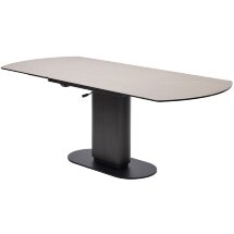Стол KAI 140 TL-110 поворотная система раскладки, испанская керамика / Темно-серый / Черный, ®DISAUR