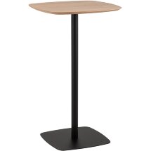 Стол барный Stool Group Form 60*60 светлое дерево/черный