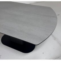 Стол KAI 140 TL-58 поворотная система раскладки, испанская керамика / Темно-серый / Черный, ®DISAUR
