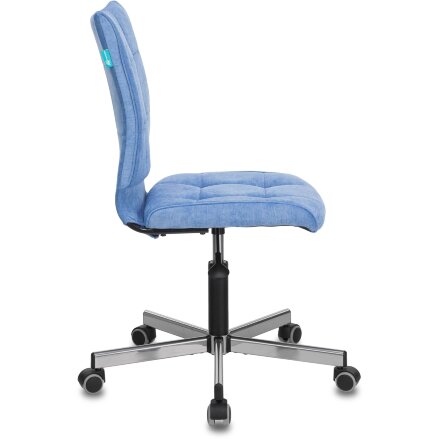 Компьютерное кресло Stool Group Бюрократ CH-330M/VELV86 голубой Velvet 86 крестовина металл