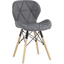 Стул Stool Group Бон рогожка темно-серый