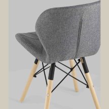 Стул Stool Group Бон рогожка темно-серый
