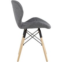 Стул Stool Group Бон рогожка темно-серый