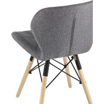 Стул Stool Group Бон рогожка темно-серый