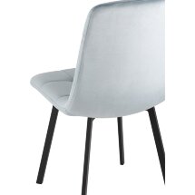 Стул Stool Group Chilly велюр серо-голубой