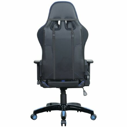 Кресло компьютерное BRABIX &quot;GT Carbon GM-120&quot;, две подушки, экокожа, черное/синее, 531930 Синий