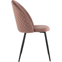 Стул Stool Group Lilly велюр пыльно-розовый