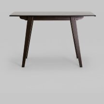 Стол обеденный Stool Group GUDI 120х75 эспрессо деревянный массив гевеи