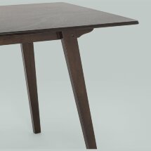 Стол обеденный Stool Group GUDI 120х75 эспрессо деревянный массив гевеи
