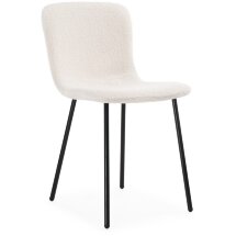 Стул на металлокаркасе Ursa black / white