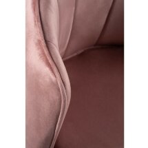 Стул на металлокаркасе Shell dark pink / black