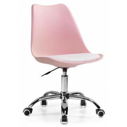 Офисное кресло Kolin pink / white 