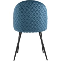 Стул Stool Group Lilly велюр сине-зеленый