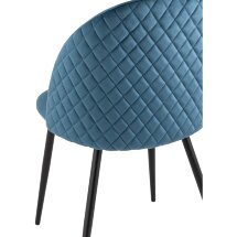 Стул Stool Group Lilly велюр сине-зеленый