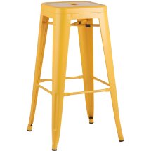 Стул барный Stool Group Tolix желтый глянцевый, металл, пластик