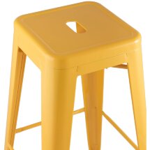 Стул барный Stool Group Tolix желтый глянцевый, металл, пластик