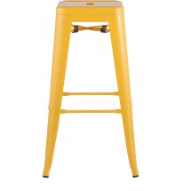 Стул барный Stool Group Tolix желтый глянцевый, металл, пластик
