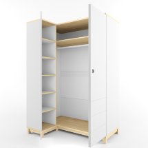 Шкаф угловой Робин Wood Лайт