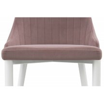 Стул на металлокаркасе Kora white / light purple