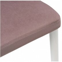 Стул на металлокаркасе Kora white / light purple