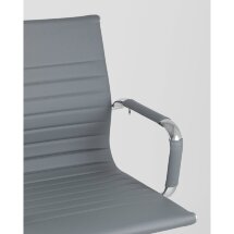 Кресло офисное TopChairs TopChairs Visit черное в обивке из экокожи