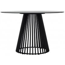 Керамический стол Terni 120 керамика черный мрамор матовый matt black marble solid ceramic / черный